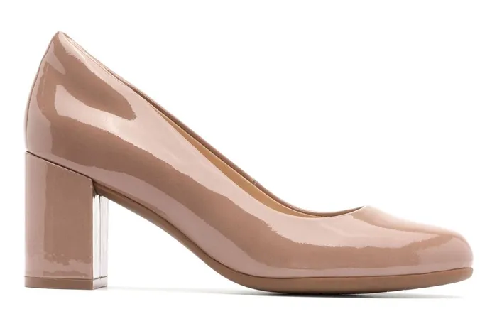 Women ABEO Footwear Dress Tempo Pump Tan Patent Women ABEO Footwear Dress Tempo Pump Tan Patent