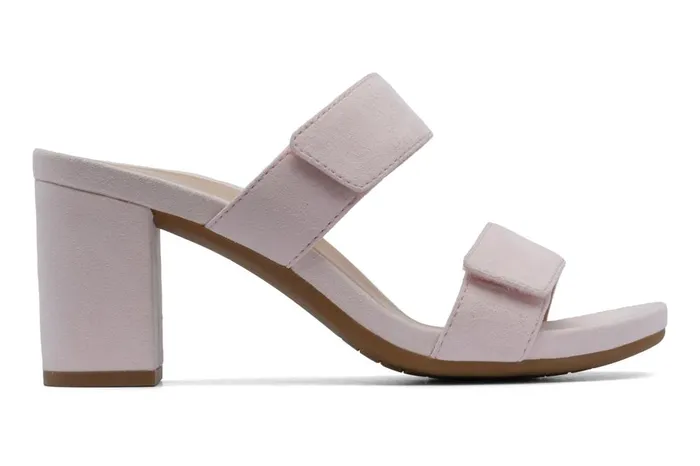 Women ABEO Footwear Dress Tempo Slide Pink Suede Women ABEO Footwear Dress Tempo Slide Pink Suede