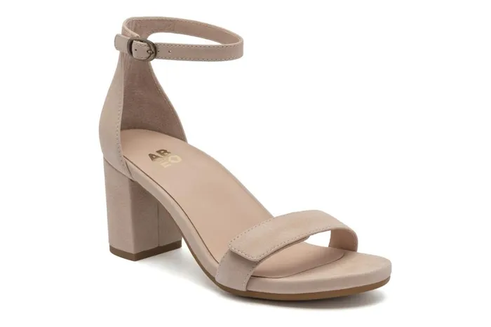 Women ABEO Footwear Dress Tempo Strap Cuban Sand Nubuck