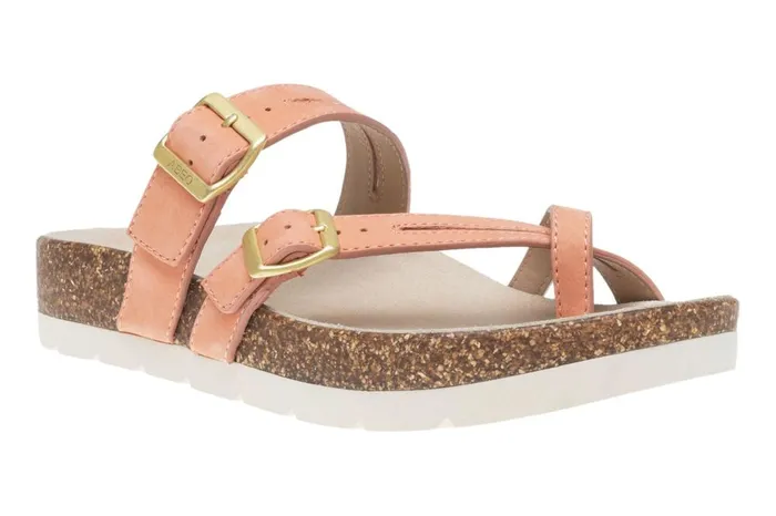Women ABEO Footwear Sandals Lanai Thong Sandal Coral Canyon Sunset