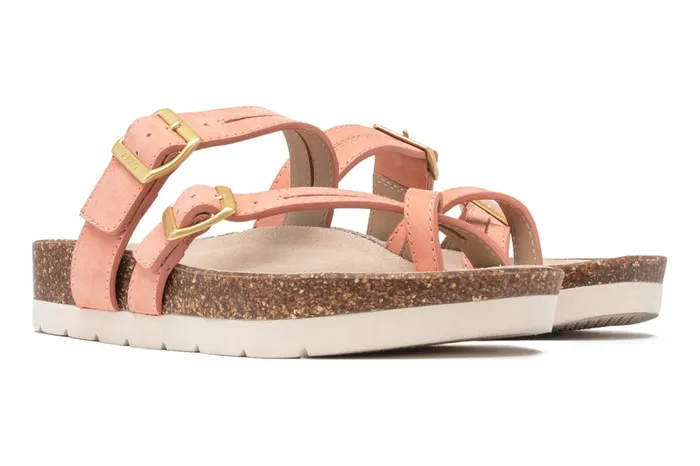 Women ABEO Footwear Sandals Lanai Thong Sandal Coral Canyon Sunset