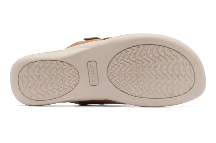 Women ABEO Footwear Sandals Oasis Thong Sandal Almond