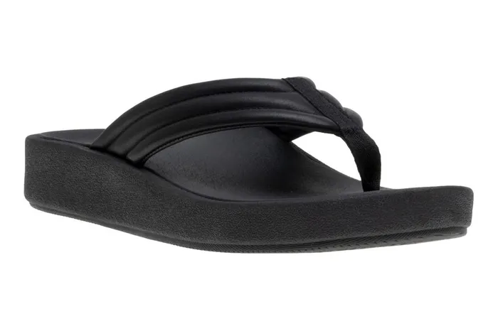 Women ABEO Footwear Sandals Paseo Thong Sandal Black
