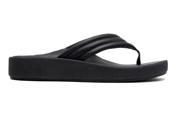Women ABEO Footwear Sandals Paseo Thong Sandal Black