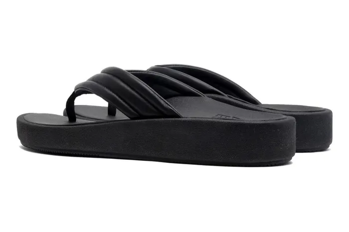 Women ABEO Footwear Sandals Paseo Thong Sandal Black