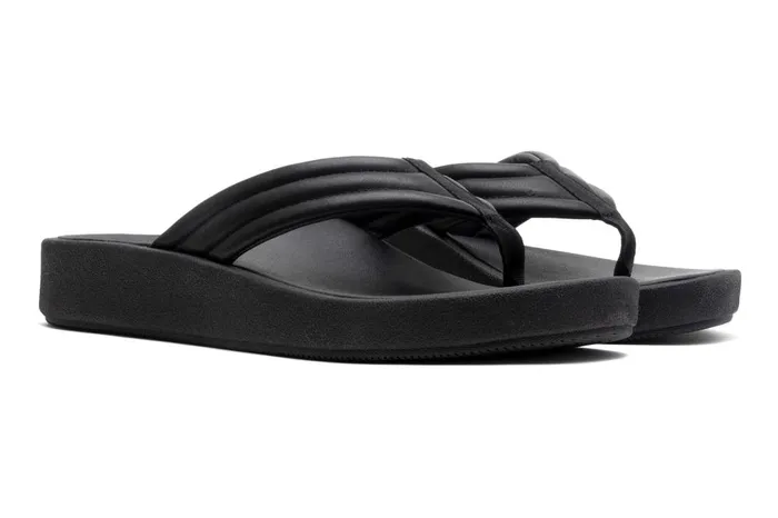 Women ABEO Footwear Sandals Paseo Thong Sandal Black