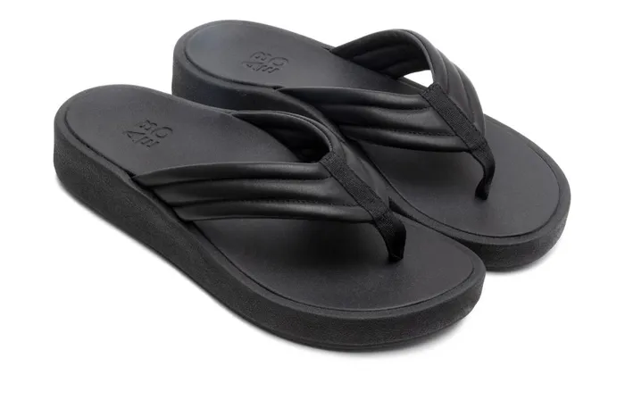 Women ABEO Footwear Sandals Paseo Thong Sandal Black