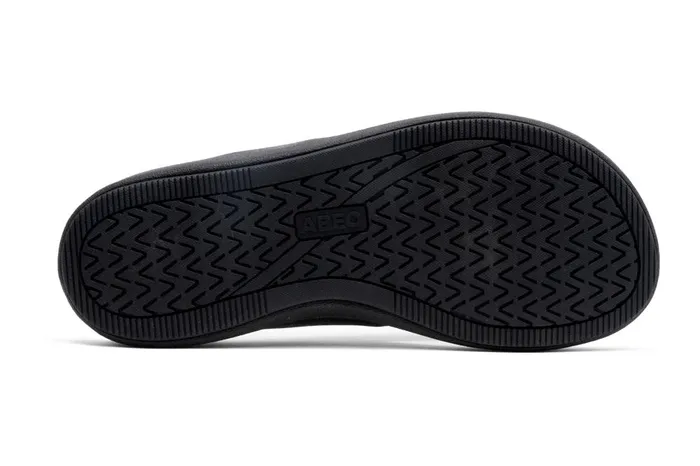 Women ABEO Footwear Sandals Paseo Thong Sandal Black