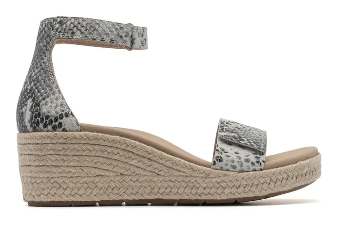 Women ABEO Footwear Sandals Riviera Ankle Sandal Snake Print Leather Women ABEO Footwear Sandals Riviera Ankle Sandal Snake Print Leather