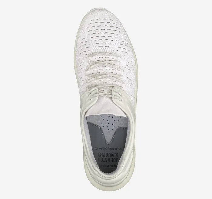 Women Activate Knit UThroat White Knitnylon JohnstonandMurphy Sneakers Women Activate Knit UThroat White Knitnylon JohnstonandMurphy Sneakers