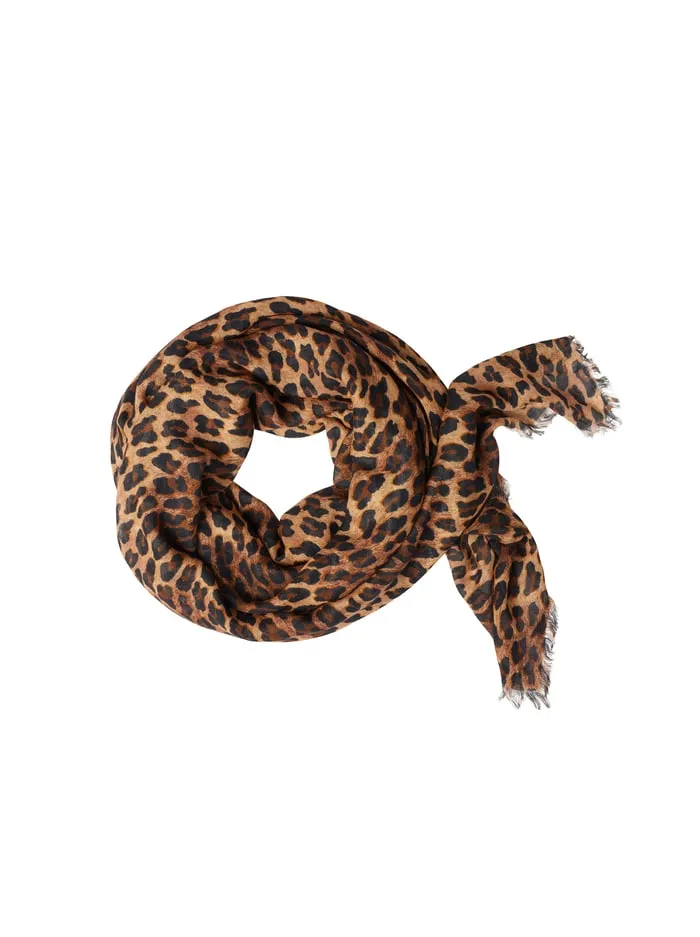 Women Alice Olivia Lola Scarf Spotted Leopard