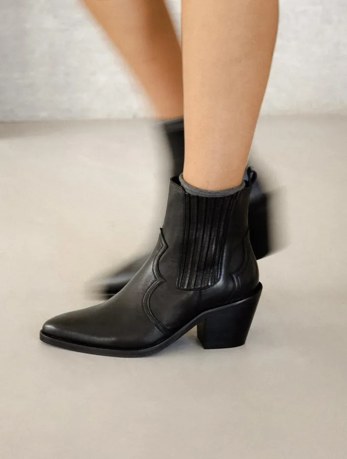 Women Ankle Boots Bobbies Dakota Passion Black Women Ankle Boots Bobbies Dakota Passion Black