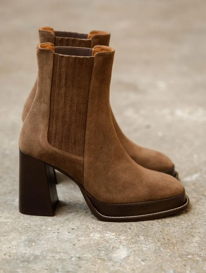 Women Ankle Boots Bobbies Deva Khaki Brown Women Ankle Boots Bobbies Deva Khaki Brown