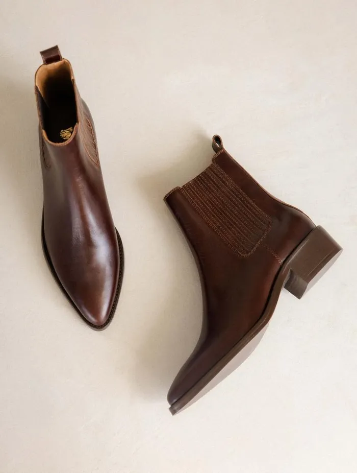 Women Ankle Boots Bobbies Georgia Irish Coffee