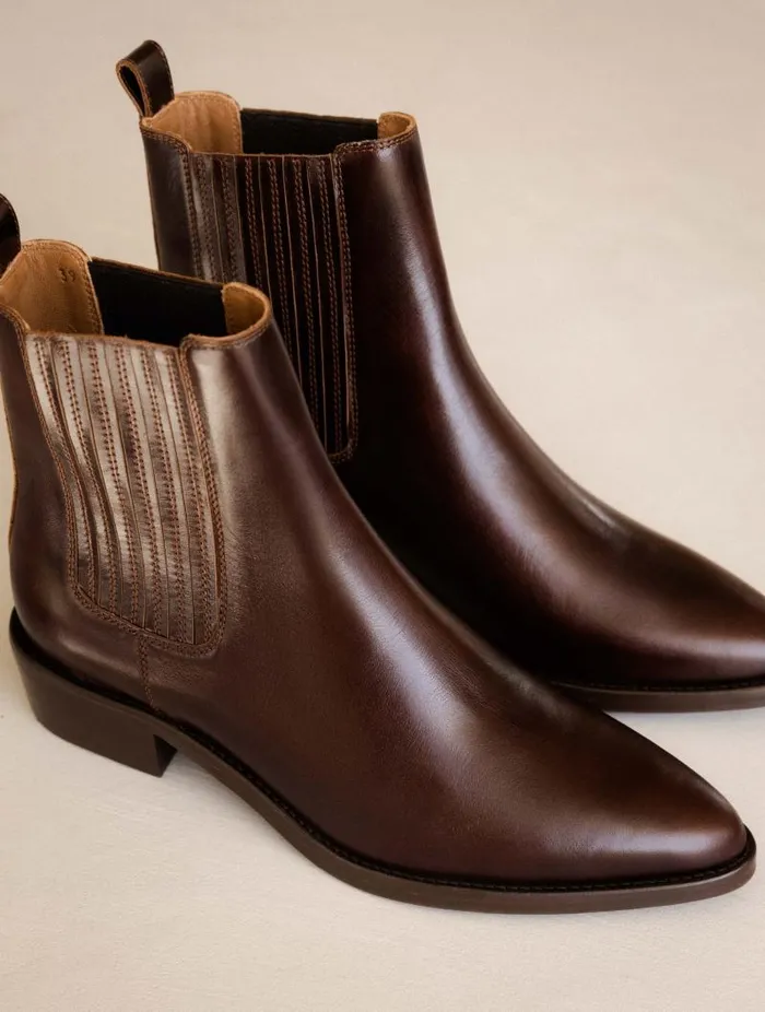 Women Ankle Boots Bobbies Georgia Irish Coffee