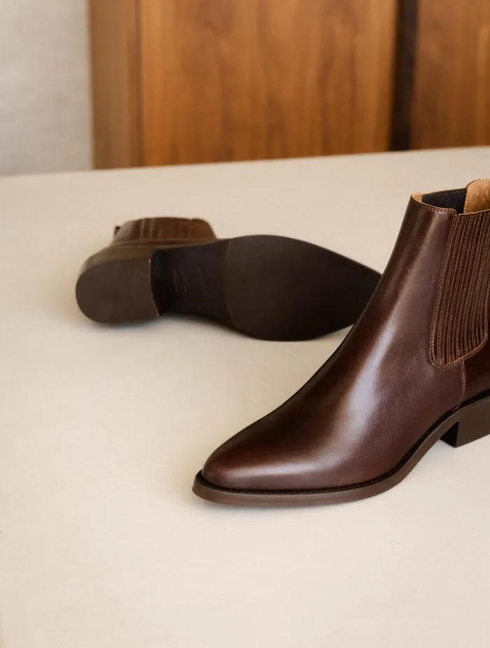 Women Ankle Boots Bobbies Georgia Irish Coffee