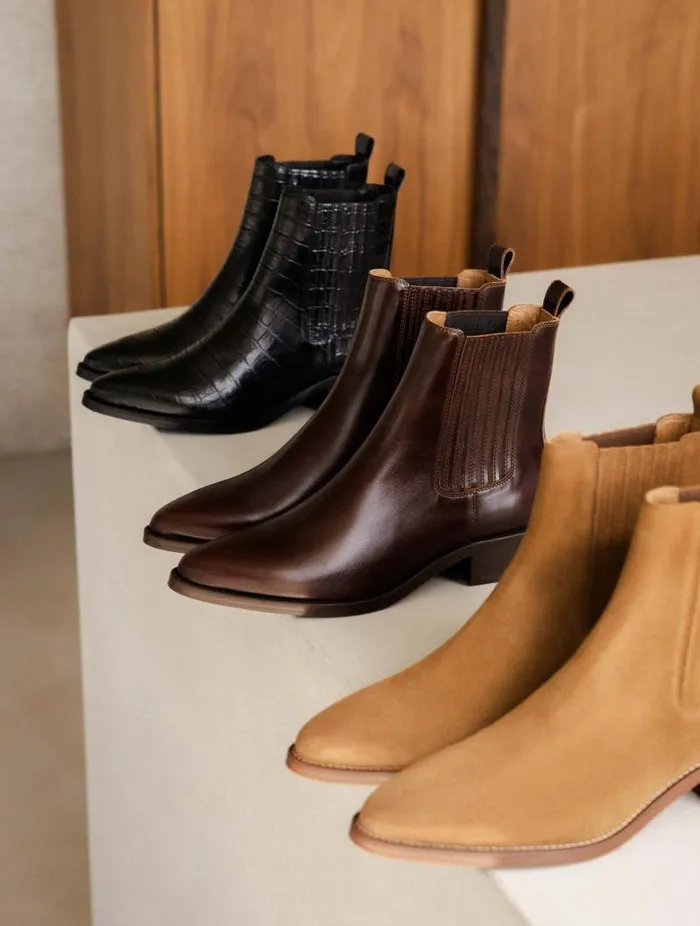 Women Ankle Boots Bobbies Georgia Irish Coffee