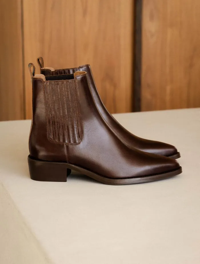 Women Ankle Boots Bobbies Georgia Irish Coffee