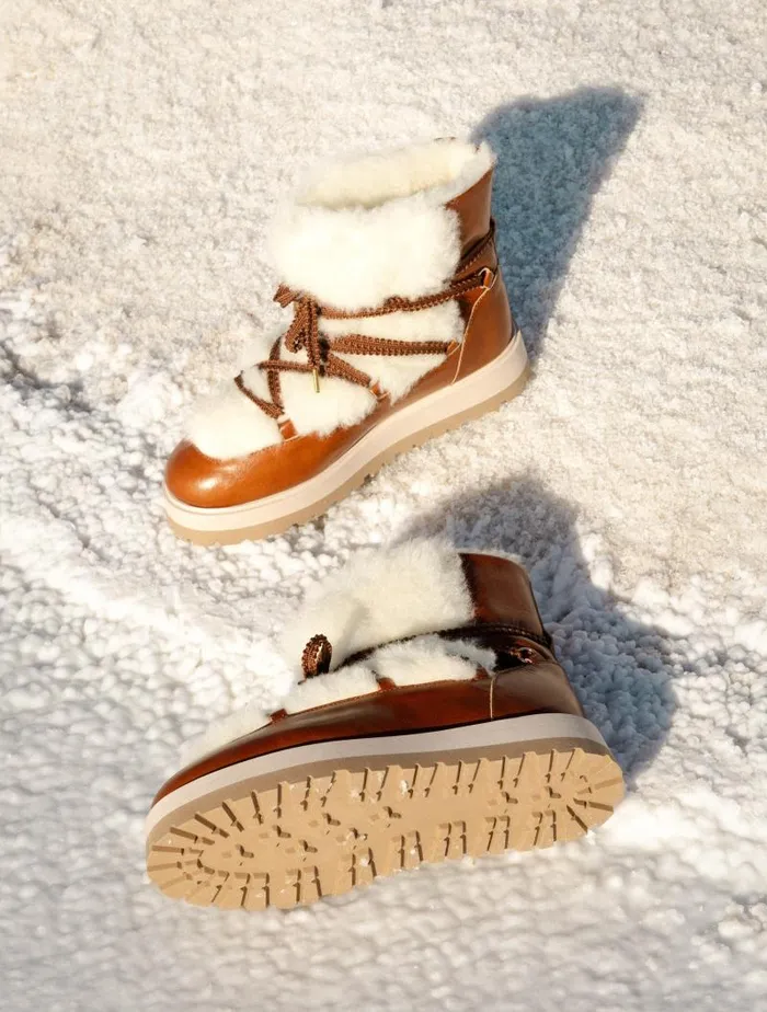 Women Ankle Boots Bobbies Rivka Cinnamon