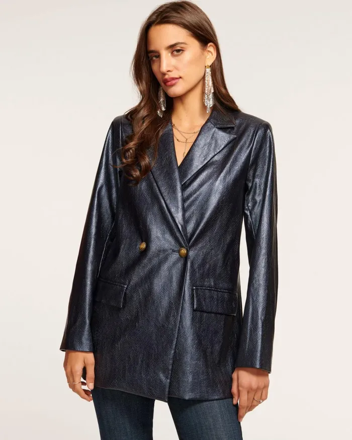 Women Aubrey Blazer Navy Ramy Brook Jackets