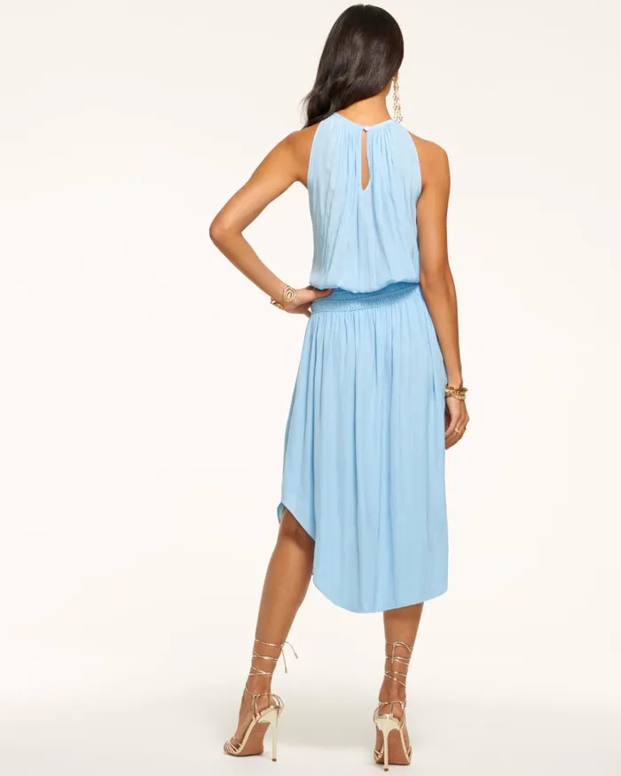 Women Audrey Smocked Midi Dress Sandstone Ramy Brook Dresses Women Audrey Smocked Midi Dress Sandstone Ramy Brook Dresses