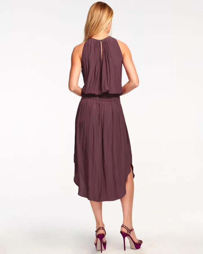 Women Audrey Smocked Midi Dress Sandstone Ramy Brook Dresses Women Audrey Smocked Midi Dress Sandstone Ramy Brook Dresses