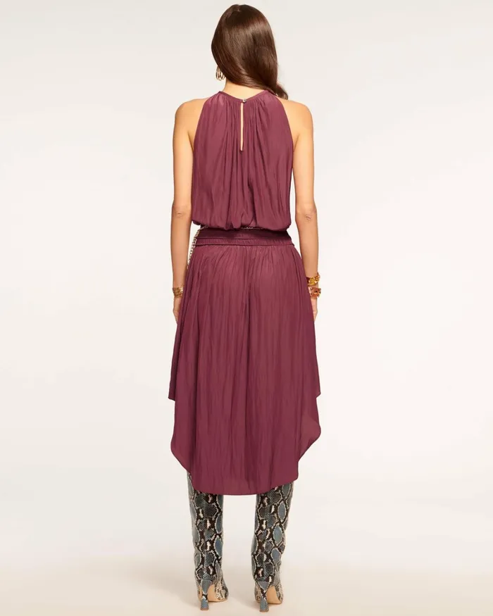Women Audrey Smocked Midi Dress Sandstone Ramy Brook Dresses Women Audrey Smocked Midi Dress Sandstone Ramy Brook Dresses