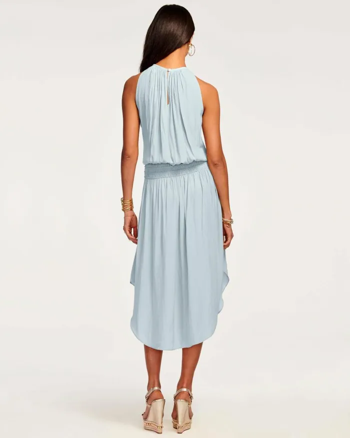 Women Audrey Smocked Midi Dress Sandstone Ramy Brook Dresses Women Audrey Smocked Midi Dress Sandstone Ramy Brook Dresses