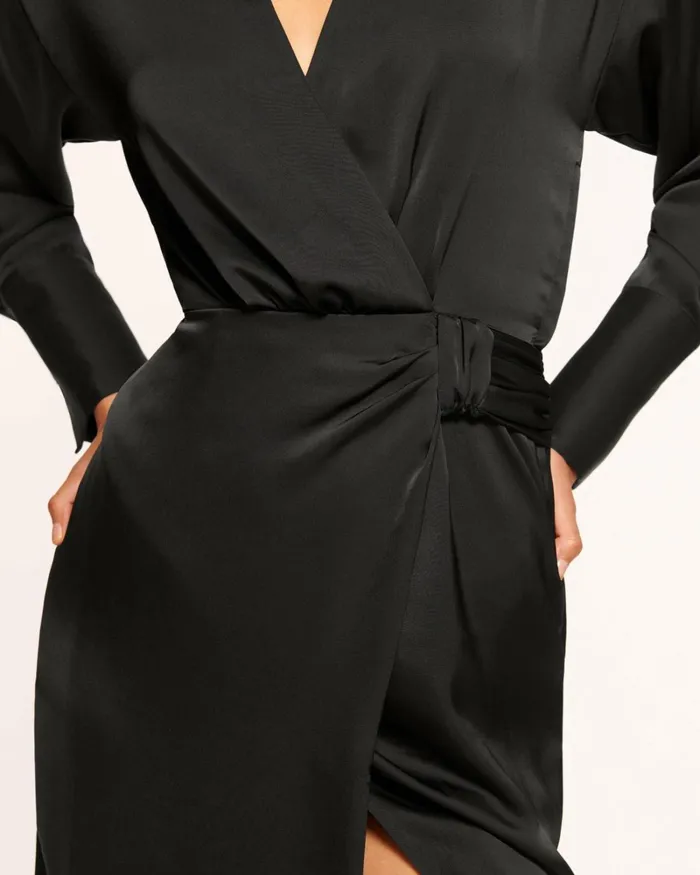 Women Aurora VNeck Wrap Dress True Blue Ramy Brook Dresses Women Aurora VNeck Wrap Dress True Blue Ramy Brook Dresses
