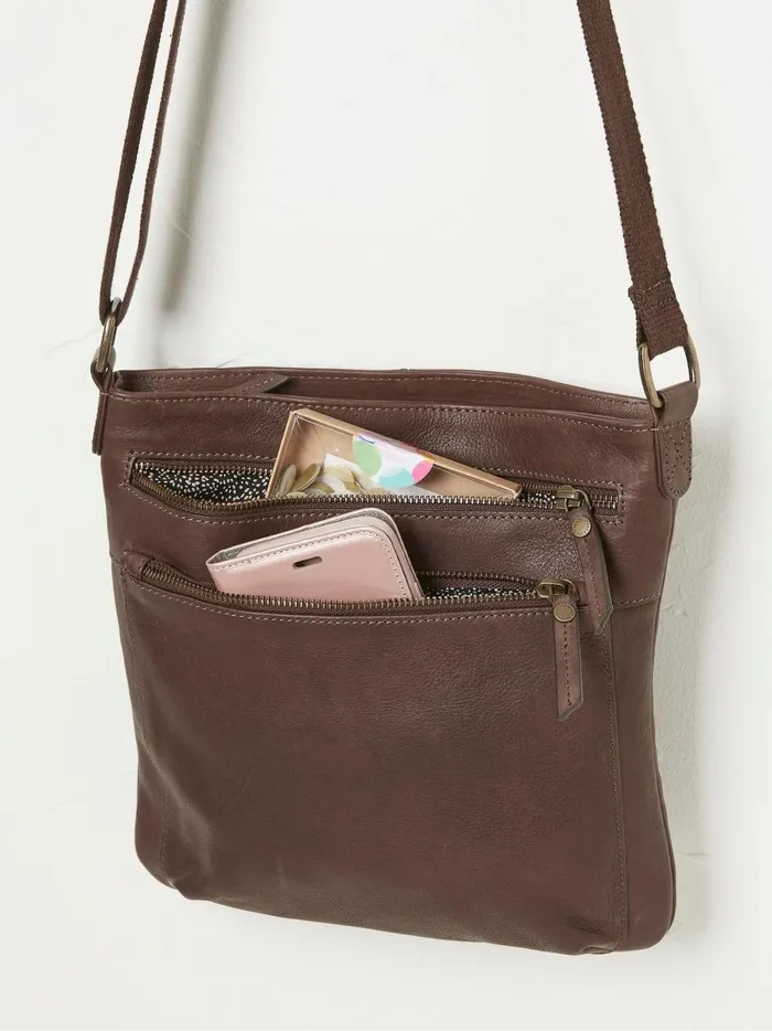 Women Bags and Purses Fat Face Brown The Allie CrossBody Bag