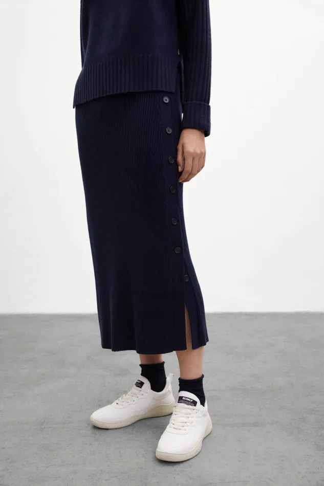 Women Blue Mia Skirt Ecoalf Skirts