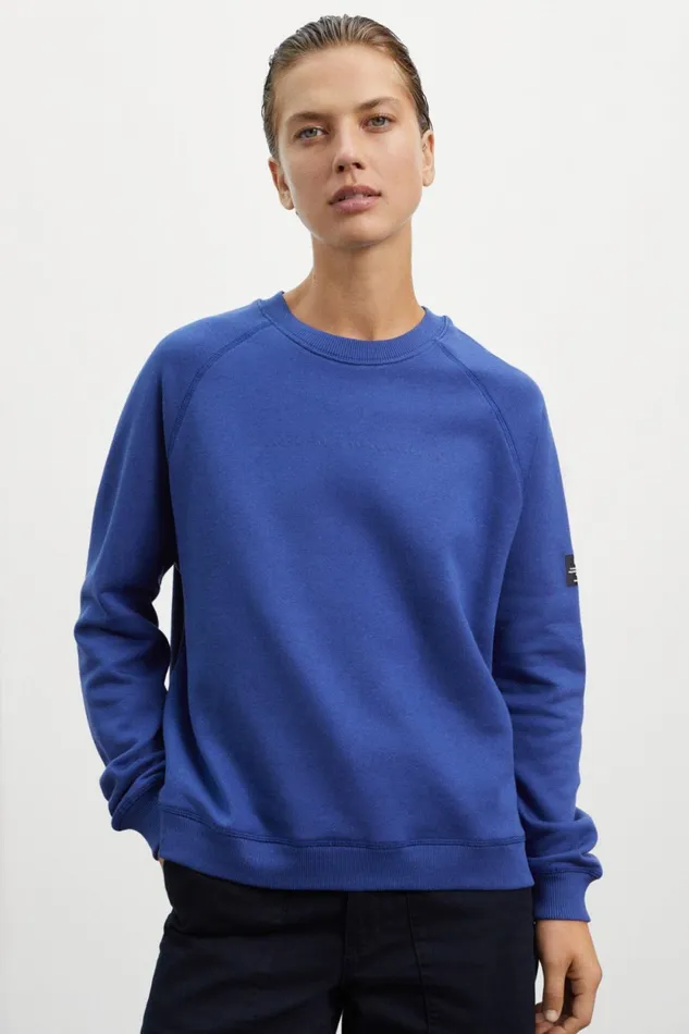 Women Blue Valencia Sweatshirt Ecoalf Sweatshirts