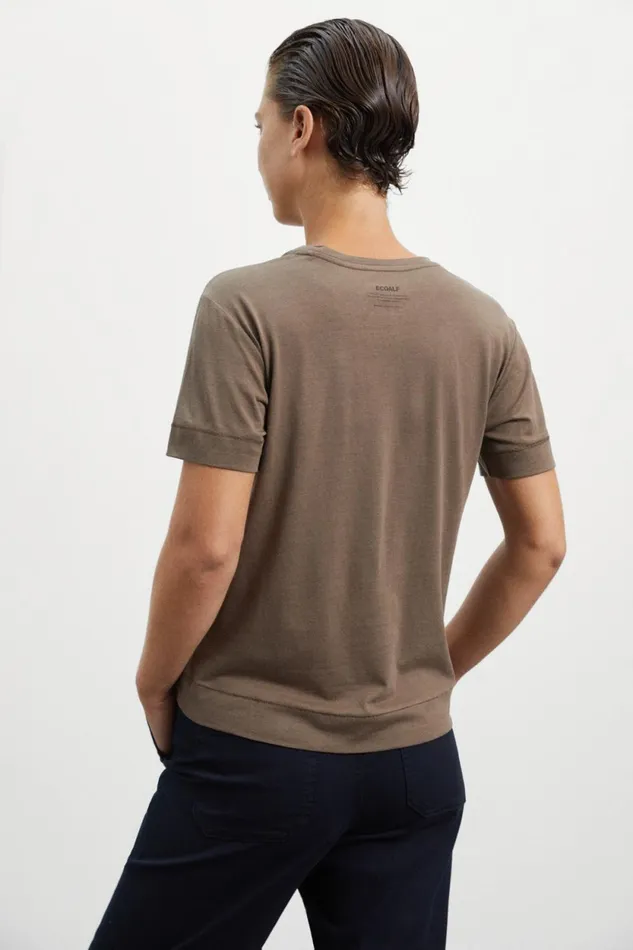 Women Brown Alayor TShirt Ecoalf TShirts
