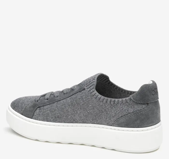 Women Cammie Knit LaceUp Gray Knit JohnstonandMurphy Sneakers Women Cammie Knit LaceUp Gray Knit JohnstonandMurphy Sneakers
