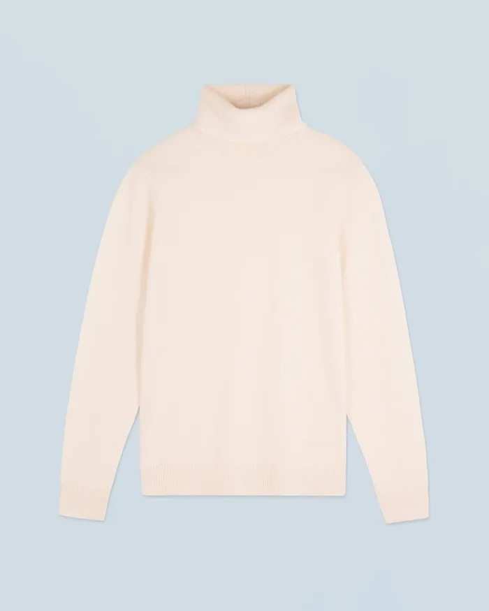 Women Cashmere Sweaters From Future Basic Turtleneck Sweater White