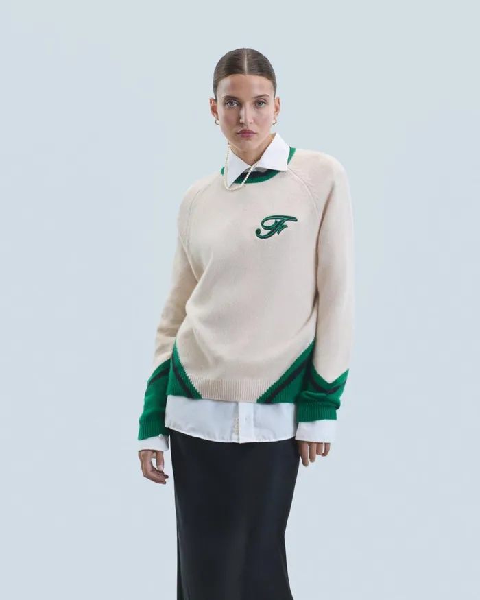 Women Cashmere Sweaters From Future Crewneck Sweater Sand