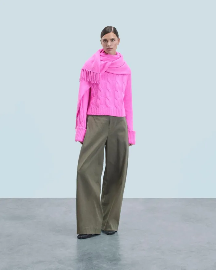 Women Cashmere Sweaters From Future Turtleneck Sweater Pink