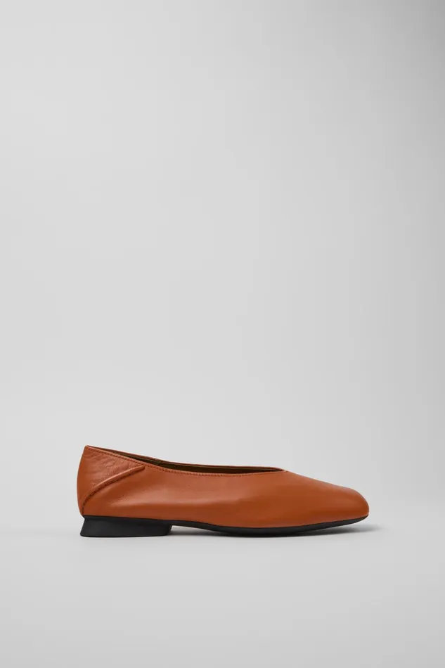 Women Casi Myra Orange Leather Ballerinas Camper Ballerinas Women Casi Myra Orange Leather Ballerinas Camper Ballerinas