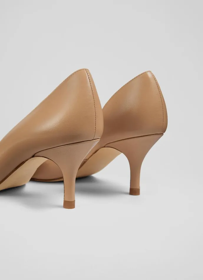 Women Court Shoes LKBennett Hazel Beige Leather D039Orsay Courts Beige Women Court Shoes LKBennett Hazel Beige Leather D039Orsay Courts Beige