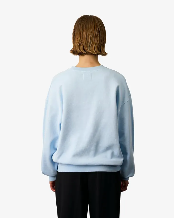 Women Crewneck Sweatshirts Colorful Standard Organic Oversized Crew Sapphire Blue