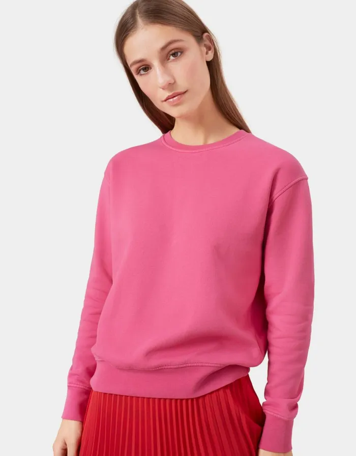 Women Crewneck Sweatshirts Colorful Standard Women Classic Organic Crew Pacific Blue
