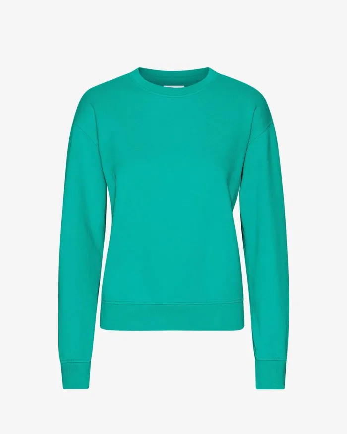 Women Crewneck Sweatshirts Colorful Standard Women Classic Organic Crew Tropical Sea Women Crewneck Sweatshirts Colorful Standard Women Classic Organic Crew Tropical Sea