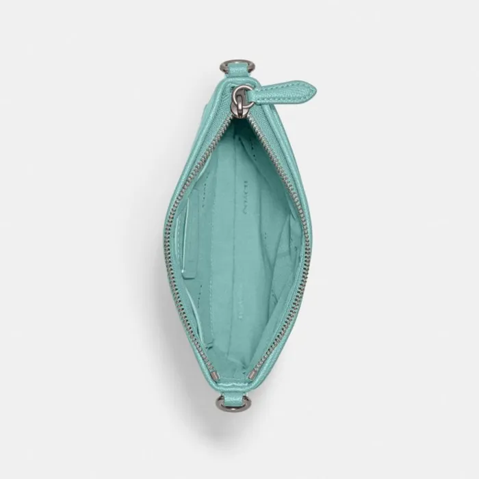 Women Crossbody Bags Coach Kitt Messenger Crossbody Silverfaded Blue