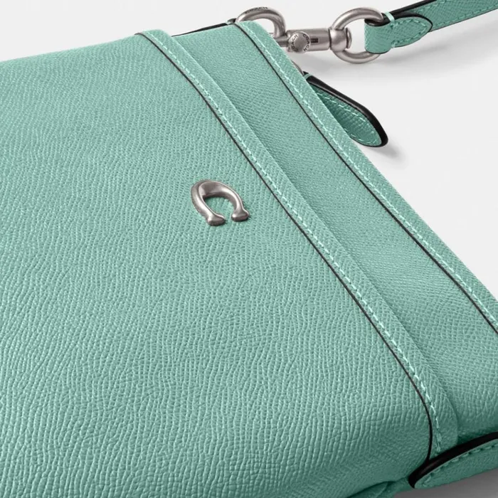 Women Crossbody Bags Coach Kitt Messenger Crossbody Silverfaded Blue