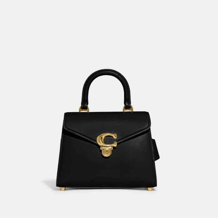 Women Crossbody Bags Coach Sammy Top Handle Brassblack