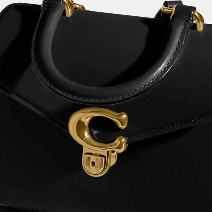 Women Crossbody Bags Coach Sammy Top Handle Brassblack