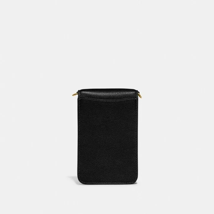 Women Crossbody Wallets Coach Phone Crossbody Brassblack