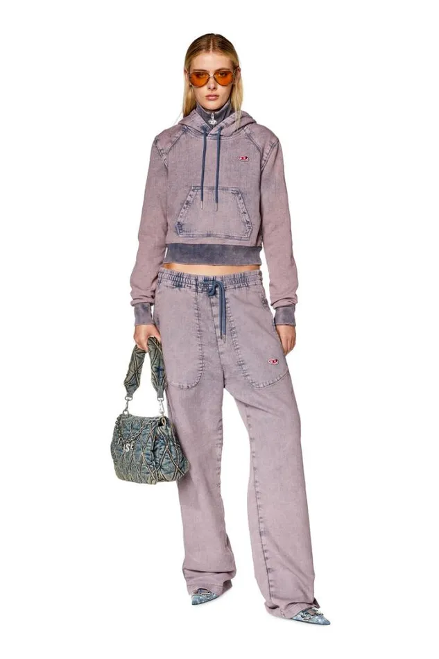 Women DAngyHoodNe Lilac Diesel Sweaters