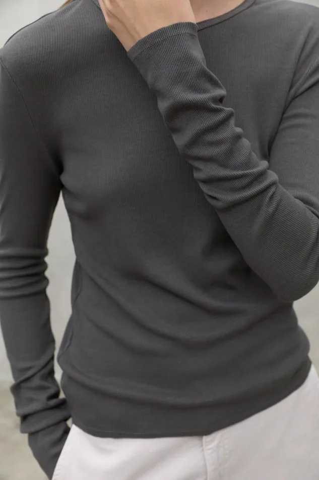 Women Dark Brown Sines TShirt Ecoalf TShirts