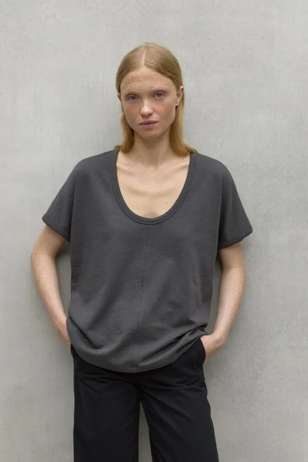 Women Dark Grey Graus TShirt Ecoalf TShirts